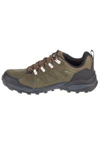 Buty Jack Wolfskin Refugio Texapore Low M 4049851-4287 zielone. Zapięcie: sznurówki. Kolor: zielony. Materiał: guma, skóra, zamsz, tkanina