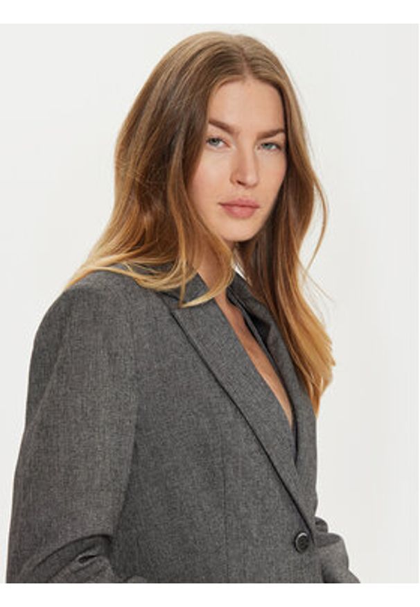 Imperial Marynarka JAO6IEI Szary Regular Fit. Kolor: szary. Materiał: syntetyk