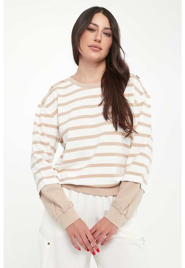 Liu Jo - Bluza damska w paski LIU JO. Wzór: paski