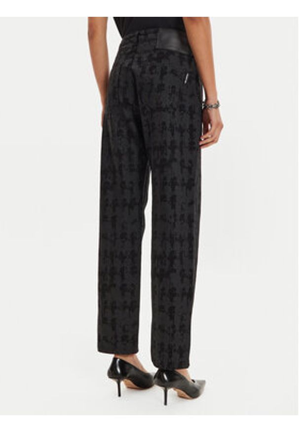 Karl Lagerfeld - KARL LAGERFELD Jeansy 245W1103 Czarny Straight Fit. Kolor: czarny