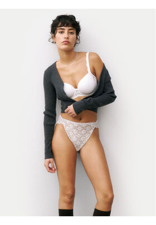 Triumph Biustonosz z fiszbiną Amourette 10214770 Biały. Kolor: biały. Materiał: syntetyk