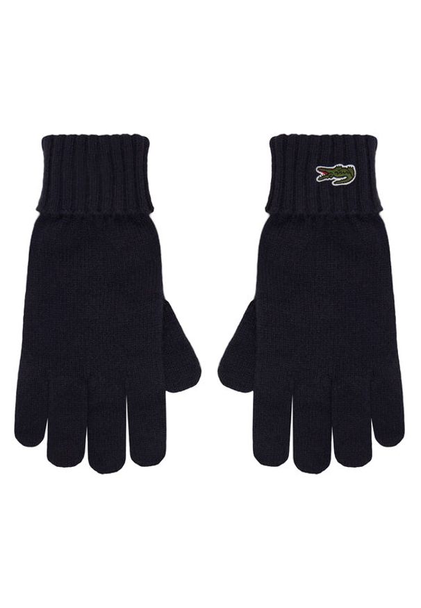 Lacoste Rękawiczki RV0452 Granatowy. Kolor: niebieski. Materiał: wełna