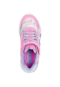 skechers - Buty sportowe Sneakersy dziewczęce, Unicorn Chaser. Kolor: różowy. Materiał: materiał, syntetyk. Sport: turystyka piesza