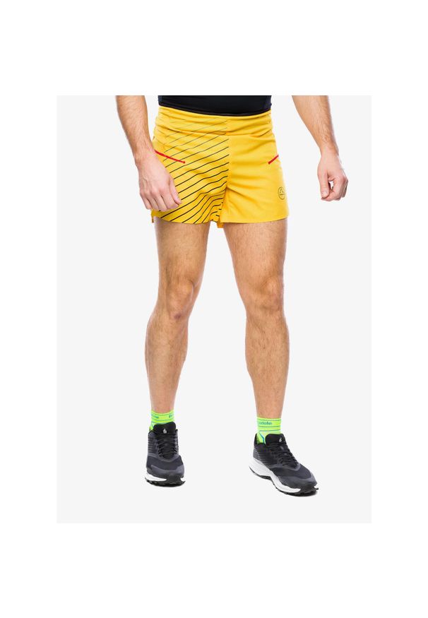 LA SPORTIVA - Spodenki do biegania La Sportiva Freccia Short. Kolor: żółty