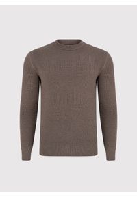 Pako Lorente - PAKO LORENTE – Męski sweter w kolorze brązowym. Kolor: brązowy. Materiał: bawełna, nylon. Sezon: jesień