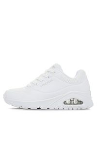 skechers - Skechers Sneakersy Uno-stand On Air 73690/W Biały. Kolor: biały. Materiał: skóra #2