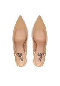 Love Moschino - LOVE MOSCHINO Szpilki JA10149G1PIA0104 Brązowy. Kolor: brązowy. Materiał: skóra. Obcas: na szpilce #3