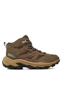 Jack Wolfskin Trekkingi Vojo Tour Texapore Mid W A62071 Brązowy. Kolor: brązowy. Materiał: skóra