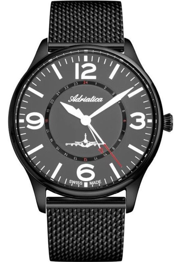 Zegarek Adriatica Zegarek Damski Adriatica A8266.B157Q czarny. Kolor: czarny