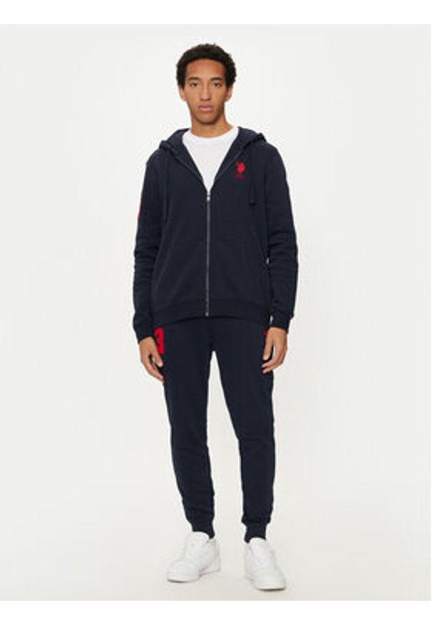U.S. Polo Assn. Bluza MUP3524 Granatowy Regular Fit. Typ kołnierza: polo. Kolor: niebieski. Materiał: bawełna