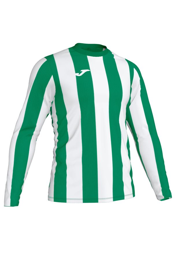 Koszulka do piłki nożnej dla chłopców Joma Inter z długim rękawem. Kolor: wielokolorowy, biały, zielony. Długość rękawa: długi rękaw. Długość: długie. Sport: piłka nożna
