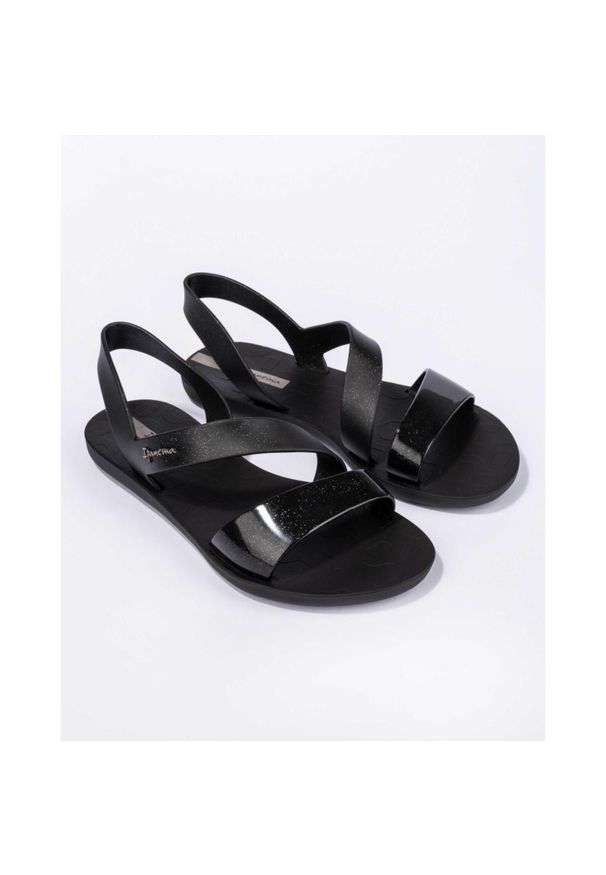 Second Life - Sandały plażowe damskie Ipanema Vibe Sandal Black - Stan Dobry. Okazja: na plażę. Kolor: czarny