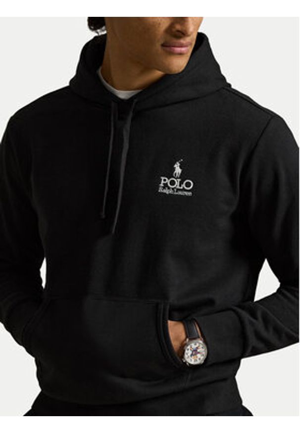 Polo Ralph Lauren Bluza 710B14661006 Czarny Regular Fit. Typ kołnierza: polo. Kolor: czarny. Materiał: bawełna