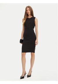 Guess Sukienka codzienna W5YK27 KAQL2 Czarny Regular Fit. Okazja: na co dzień. Kolor: czarny. Typ sukienki: proste. Styl: casual