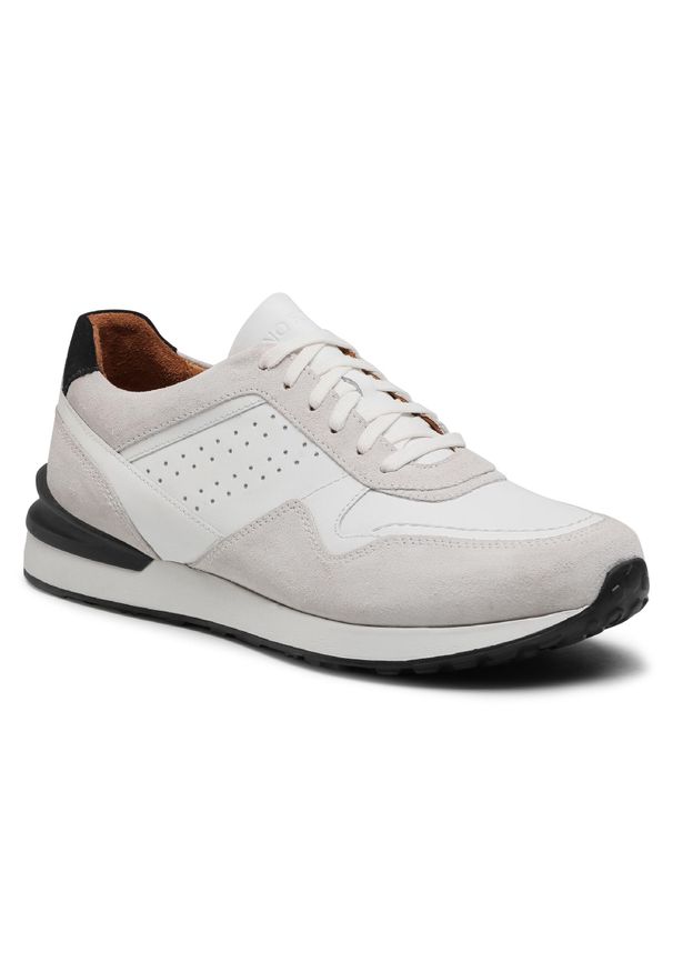 Sneakersy Gino Rossi MB-GRAFTON-03 White. Kolor: biały. Materiał: skóra