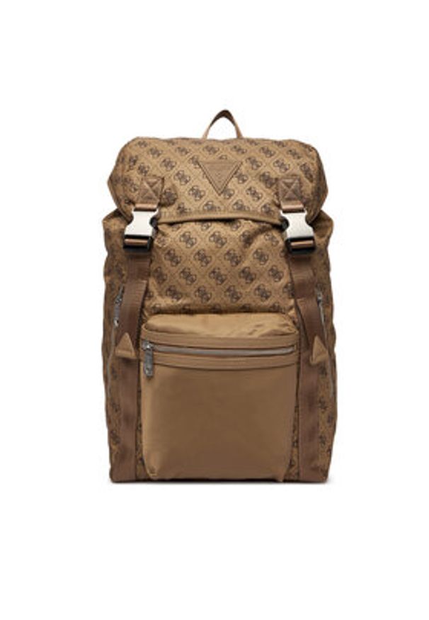 Guess Plecak HMBENP P6111 Beżowy. Kolor: beżowy. Materiał: materiał