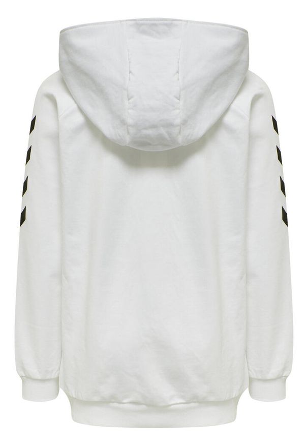 Bluza sportowa z kapturem dla dzieci Hummel Go Kids Cotton Hoodie. Typ kołnierza: kaptur. Kolor: biały