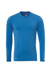 UHLSPORT - Bluza Uhlsport Distinction Colors Baselayer. Kolor: niebieski. Materiał: tkanina. Sport: fitness #1