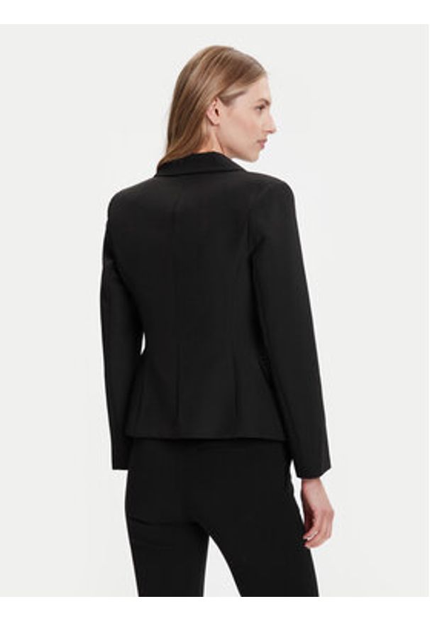 Rinascimento Marynarka CFC0126227003 Czarny Slim Fit. Kolor: czarny. Materiał: syntetyk