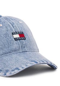 Tommy Jeans Czapka z daszkiem Heritage AW0AW17643 Fioletowy. Kolor: fioletowy. Materiał: bawełna, materiał