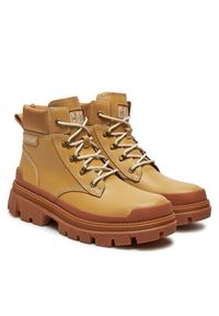 CAT Footwear Trapery Colorado Hardwear P111521 Żółty. Kolor: żółty. Materiał: skóra
