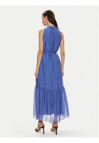 Haveone Sukienka letnia AFF-L008 Niebieski Regular Fit. Kolor: niebieski. Materiał: wiskoza. Sezon: lato #3
