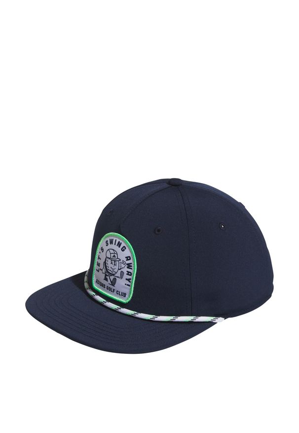 Adidas - Czapka Lets Swing Away 5-panel Rope Kids. Kolor: niebieski. Styl: klasyczny