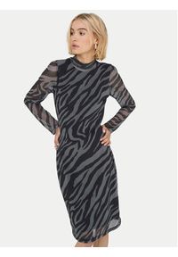 only - ONLY Sukienka codzienna Erica 15355845 Szary Regular Fit. Okazja: na co dzień. Kolor: szary. Materiał: syntetyk. Typ sukienki: proste. Styl: casual #6