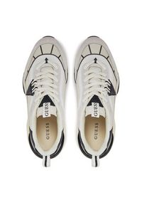 Guess Sneakersy FMJVAL ELE12 Biały. Kolor: biały. Materiał: skóra