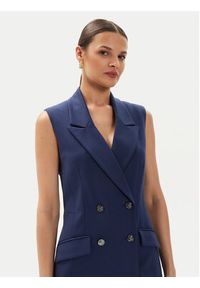 Guess Sukienka koktajlowa W4YK25 KBJP2 Granatowy Regular Fit. Kolor: niebieski. Materiał: syntetyk. Styl: wizytowy #2
