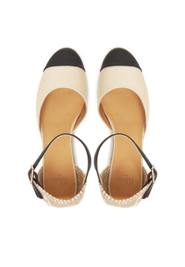 Castañer Espadryle Coraline/6/264025705 Beżowy. Kolor: beżowy. Materiał: materiał