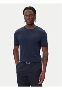 BOSS T-Shirt H-Thompson 06 50549602 Granatowy Regular Fit. Kolor: niebieski. Materiał: bawełna