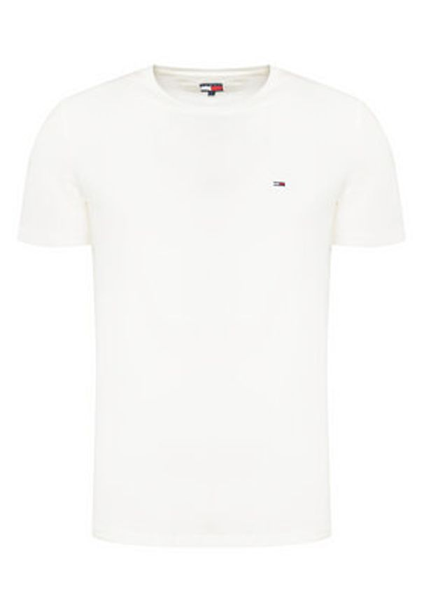 Tommy Jeans T-Shirt DM0DM21579 Kolorowy Regular Fit. Materiał: bawełna. Wzór: kolorowy