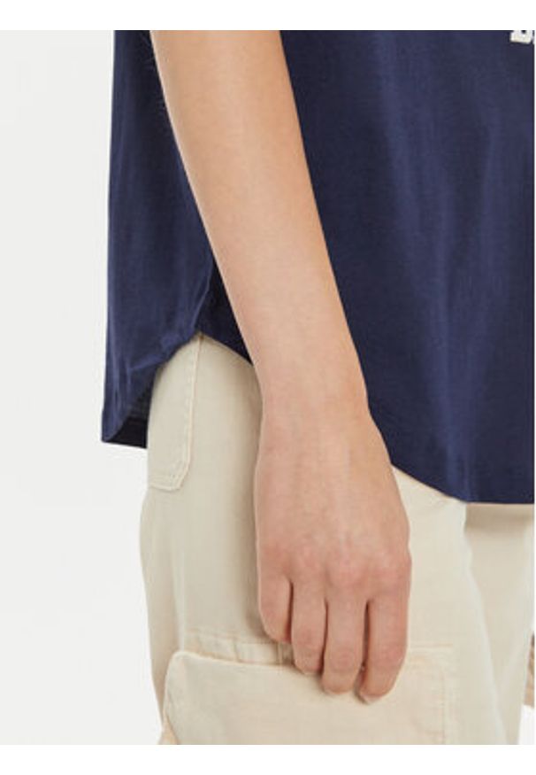 GAP - Gap T-Shirt 500012-02 Granatowy Oversize. Kolor: niebieski. Materiał: bawełna