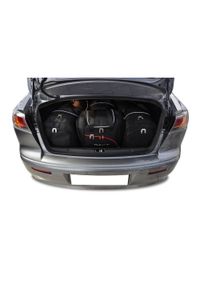 KJUST - Torby Do Bagażnika Mitsubishi Lancer Limousine 2007-2016 4Szt Kjust. Kolor: czarny. Styl: sportowy #1