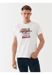 T-Shirt Pepe Jeans. Kolor: biały. Materiał: bawełna #1