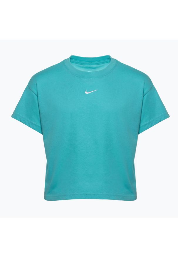 Koszulka dziecięca Nike Sportswear Essential. Kolor: zielony. Sport: joga i pilates