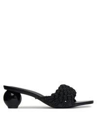 DeeZee Klapki LB1299 Czarny. Kolor: czarny. Materiał: materiał