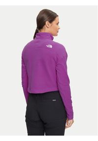 The North Face Polar Glacier NF0A855N Granatowy Regular Fit. Kolor: niebieski. Materiał: syntetyk