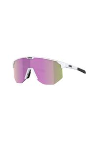 BLIZ - Okulary przeciwsłoneczne rowerowe dla dorosłych Bliz Hero White. Kolor: biały, wielokolorowy, różowy