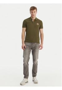 Napapijri Polo E-Clanis NP0A4ID3 Zielony Regular Fit. Typ kołnierza: polo. Kolor: zielony. Materiał: bawełna #4