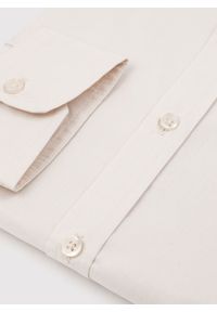 Koszula męska o kroju Regular Fit w kolorze ecru P22SN-1X-044-E-R - Pako Lorente. Materiał: bawełna. Styl: elegancki, klasyczny #4