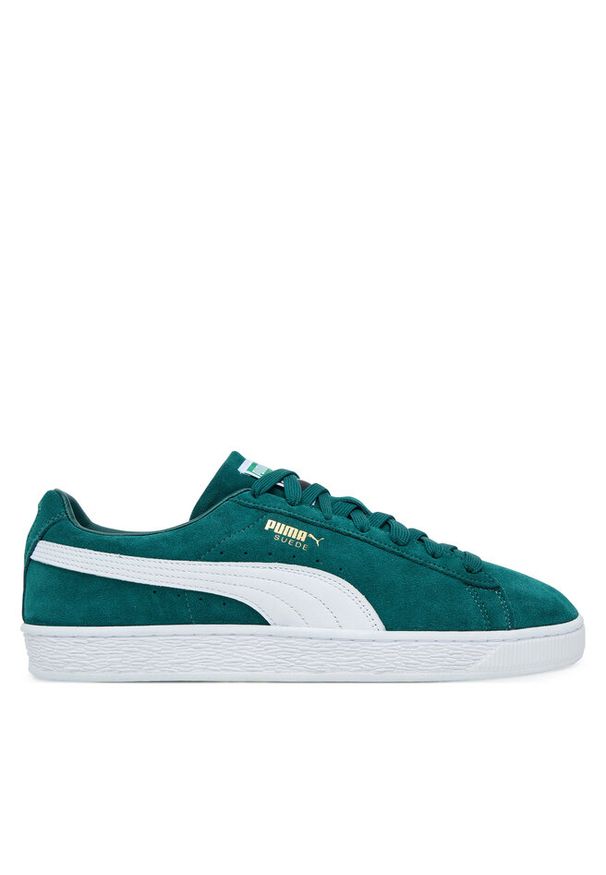Sneakersy Puma. Kolor: zielony. Model: Puma Suede