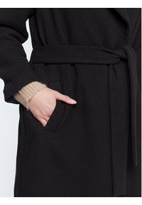 Sisley Płaszcz przejściowy 2RKJLN01P Czarny Regular Fit. Kolor: czarny. Materiał: syntetyk #4
