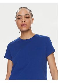 Patrizia Pepe T-Shirt 2M4373/J111-CA01 Niebieski Regular Fit. Kolor: niebieski. Materiał: bawełna