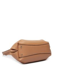 Guess Torebka Amorette HWBG78 98080 Beżowy ciemny. Kolor: beżowy. Materiał: skórzane #4