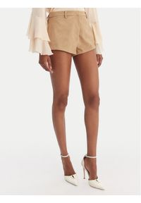 BARDOT - Bardot Szorty z imitacji skóry Jayla 60059PB2 Brązowy Slim Fit. Kolor: brązowy. Materiał: skóra #1