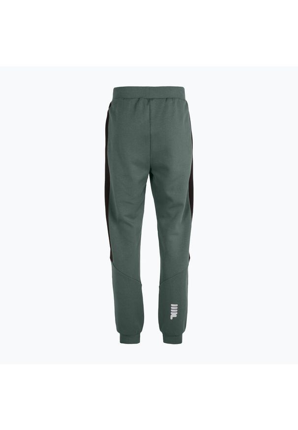 Fila - Spodnie męskie FILA Rouvroy. Kolor: zielony. Materiał: dresówka