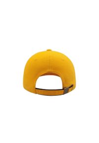 ATLANTIS - Czapka Pilot Piping Sandwich Premium Brush Cotton 6panelowa. Kolor: żółty
