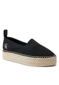 Calvin Klein Jeans Espadryle Platform Espadrille Ml Btw YW0YW01378 Czarny. Kolor: czarny. Materiał: materiał. Obcas: na platformie